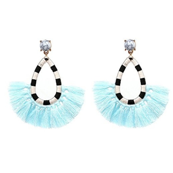 Bohemian Tassel Earrings | Several Colors - Picture 5 of 7